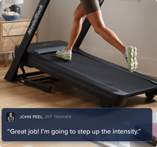 treadmill with an incline