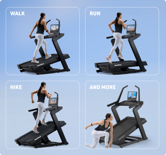 walk, run, and hike on your treadmill