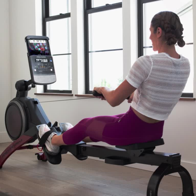 Proform 750r Rower Gray Black Red Pfrw58118 Best Buy