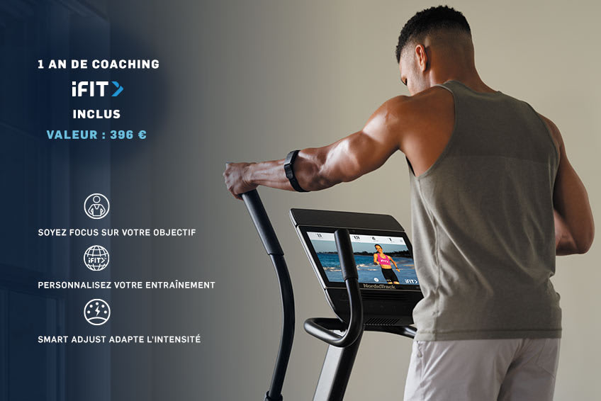 Le velo elliptique AirGlide 14i vous attend pour commencer votre entrainement