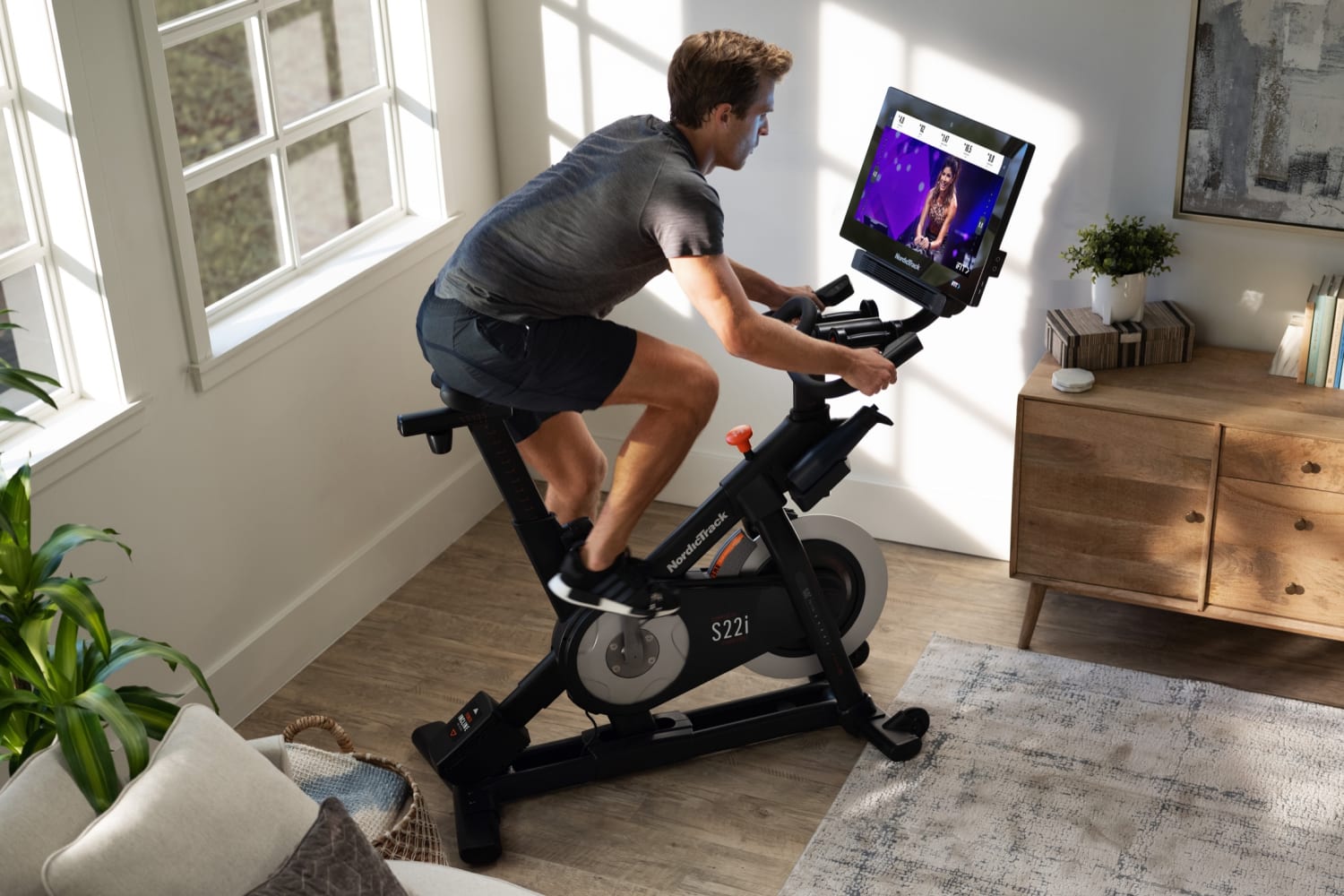 nordictrack commercial s22i studio cycle exercise bike