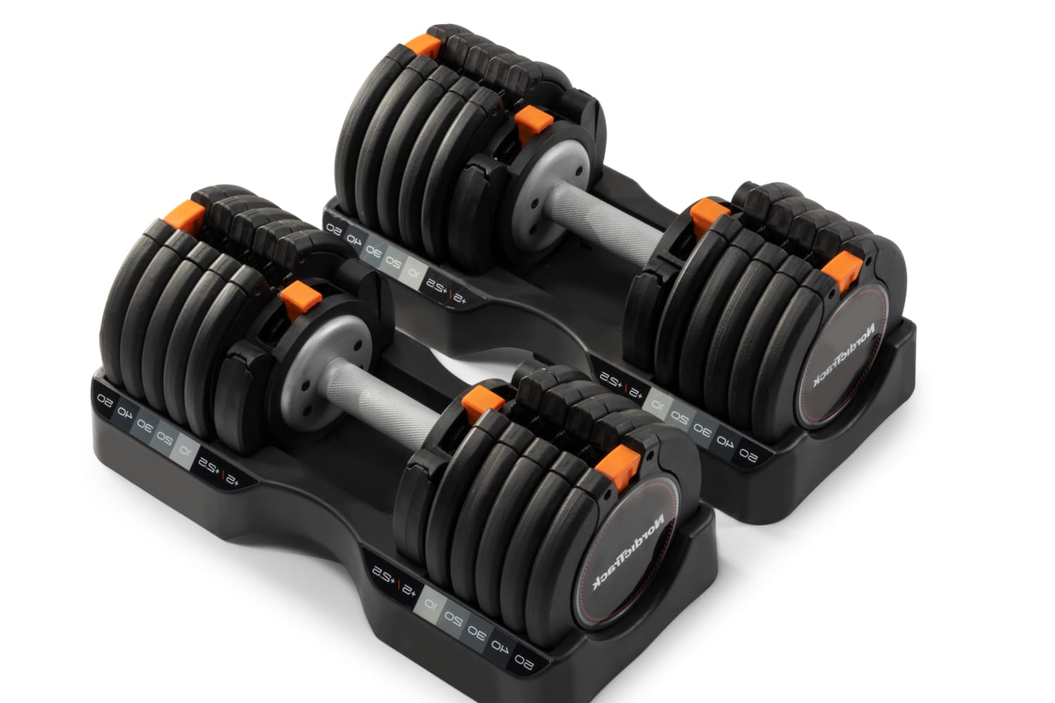 Barbell Weight Set Gym Equipment Home Exercise Workout with 55″ Bar 54 LB  Black