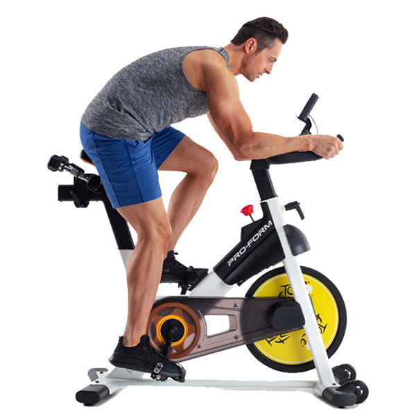 proform tour de france clc exercise spin bike