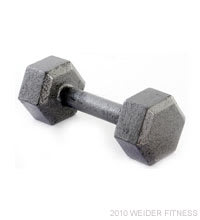 Workout Warehouse Weider 10 lb. Hex Dumbbell Accessories 
