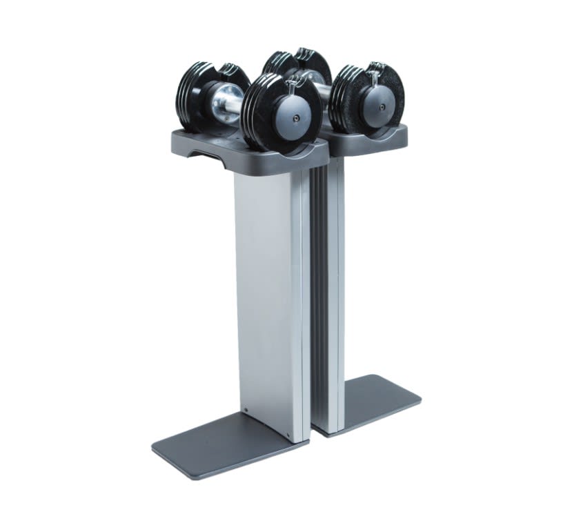 Workout Warehouse NordicTrack 12.5 Lb. Adjustable Dumbbells with Stand Accessories 