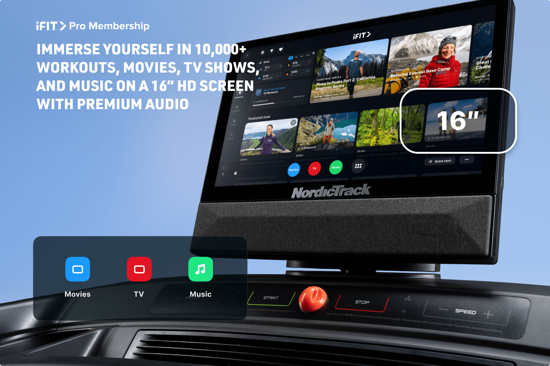 NordicTrack Cinta Commercial 1750 gallery image