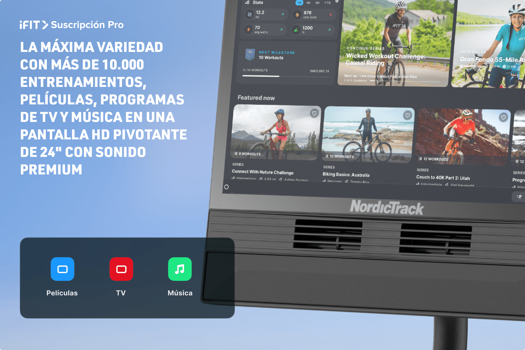 NordicTrack Bicicleta de Estudio S24 gallery image