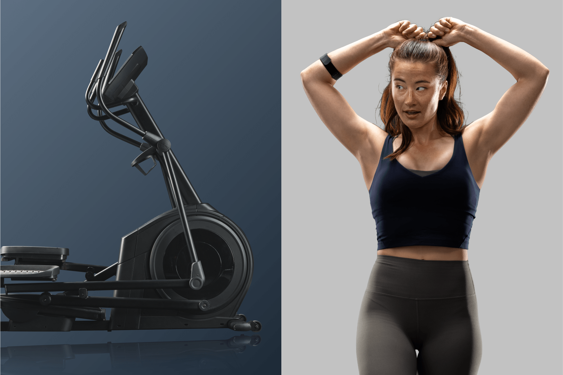 FITNESS REALITY Bluetooth Smart Technology Elliptical Trainer with