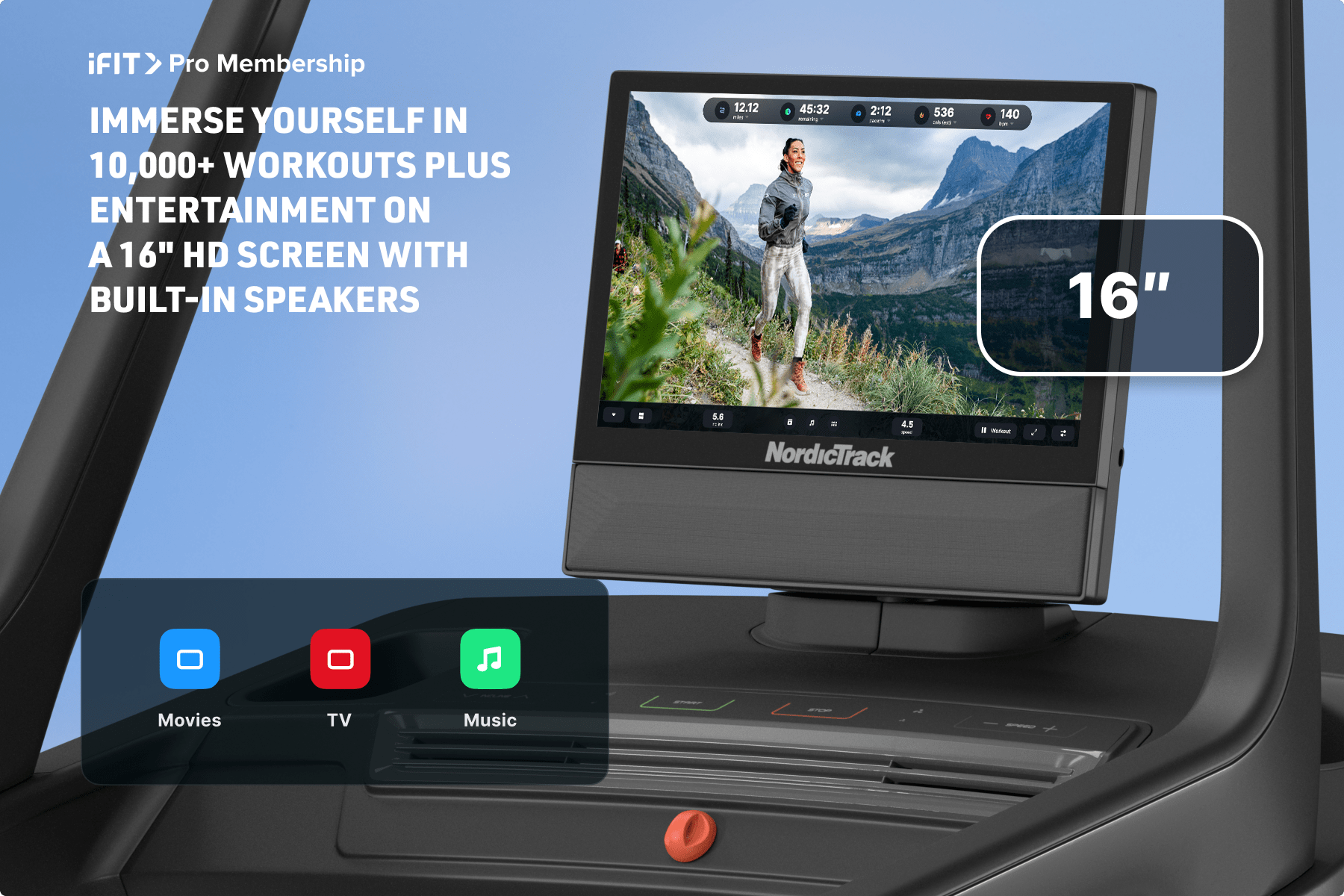 NordicTrack Cinta de correr X16 gallery image