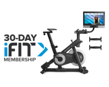 studio shot of NEW S22i Studio Cycle in a bright room