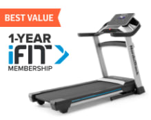 studio shot of EXP 7i + 1-Year iFIT (Save $72) in a bright room