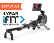 studio shot of RW600 + 1-Year iFIT (Save $72) in a bright room