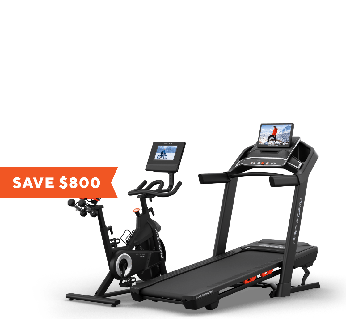 ProForm Treadmill & Bike Bundle Treadmills