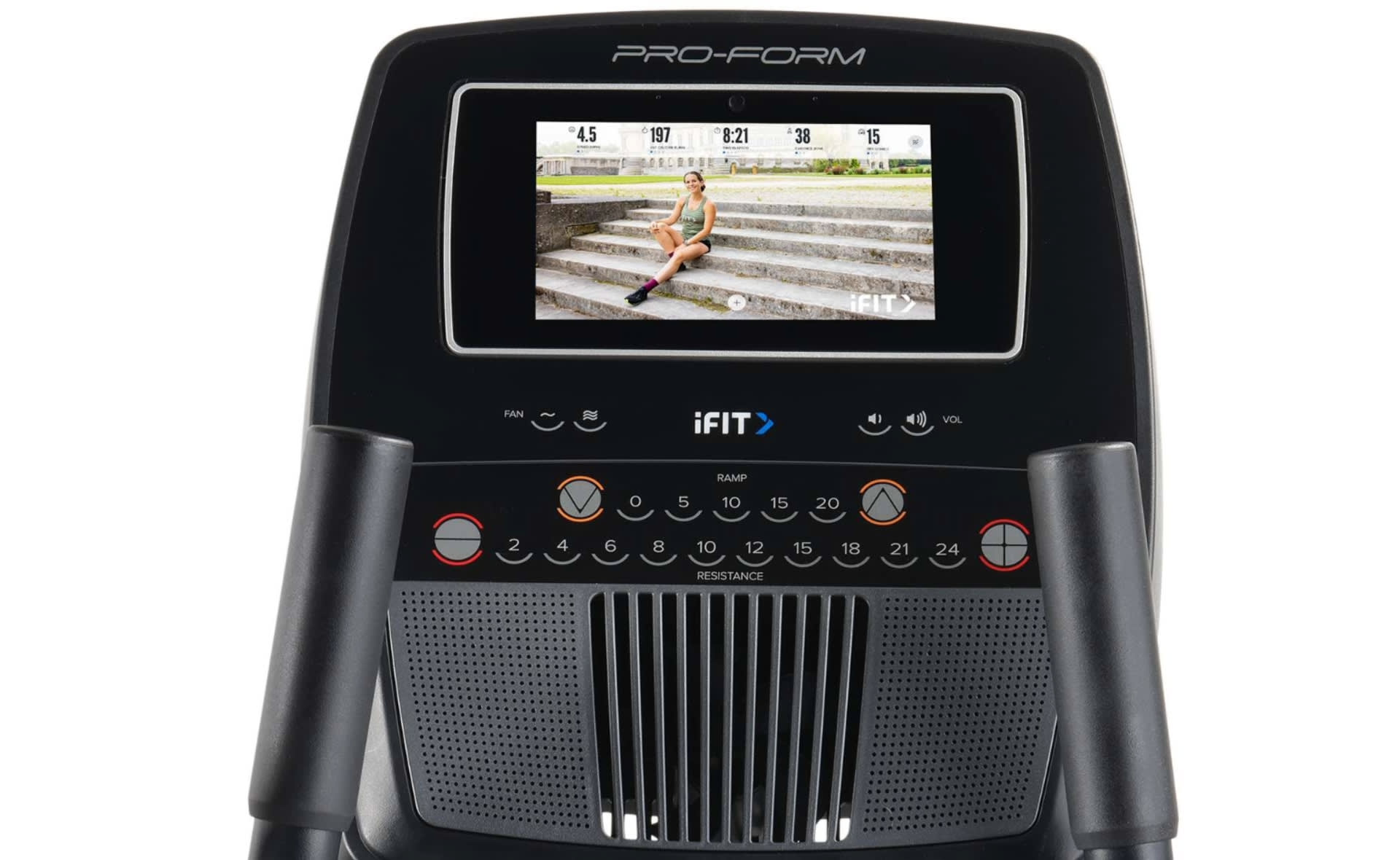 Main Console for the Carbon E7 elliptical.