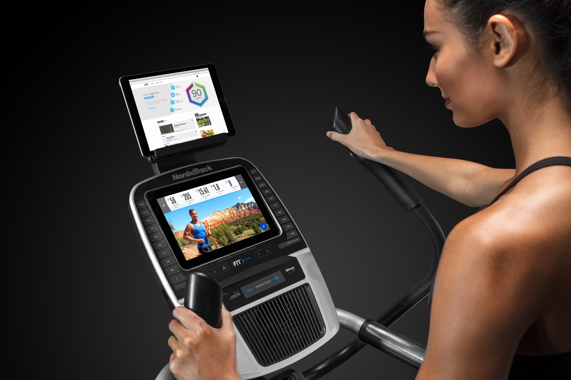 NordicTrack A.C.T Commercial 10 iFit Elliptical NordicTrack