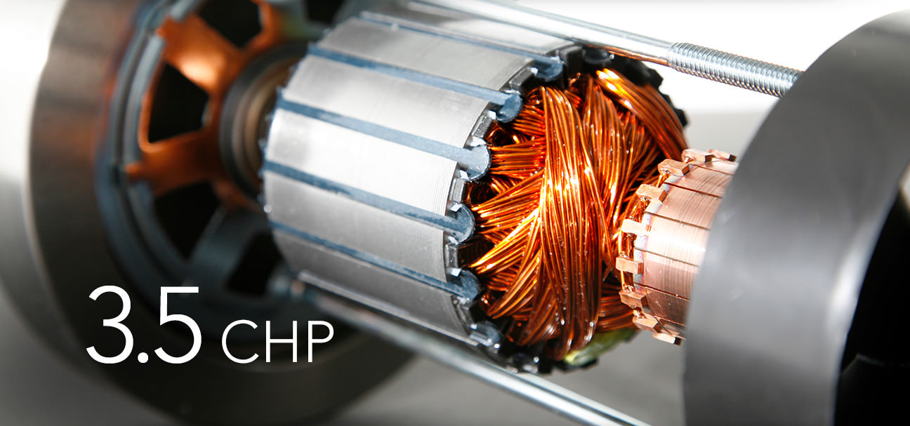 close up image of 3.5 CHP motor