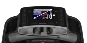 Commercial 1750 TREADMILLS console