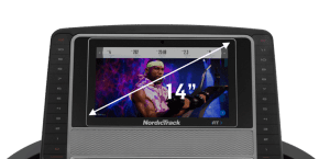 T 9.5-S TREADMILLS console