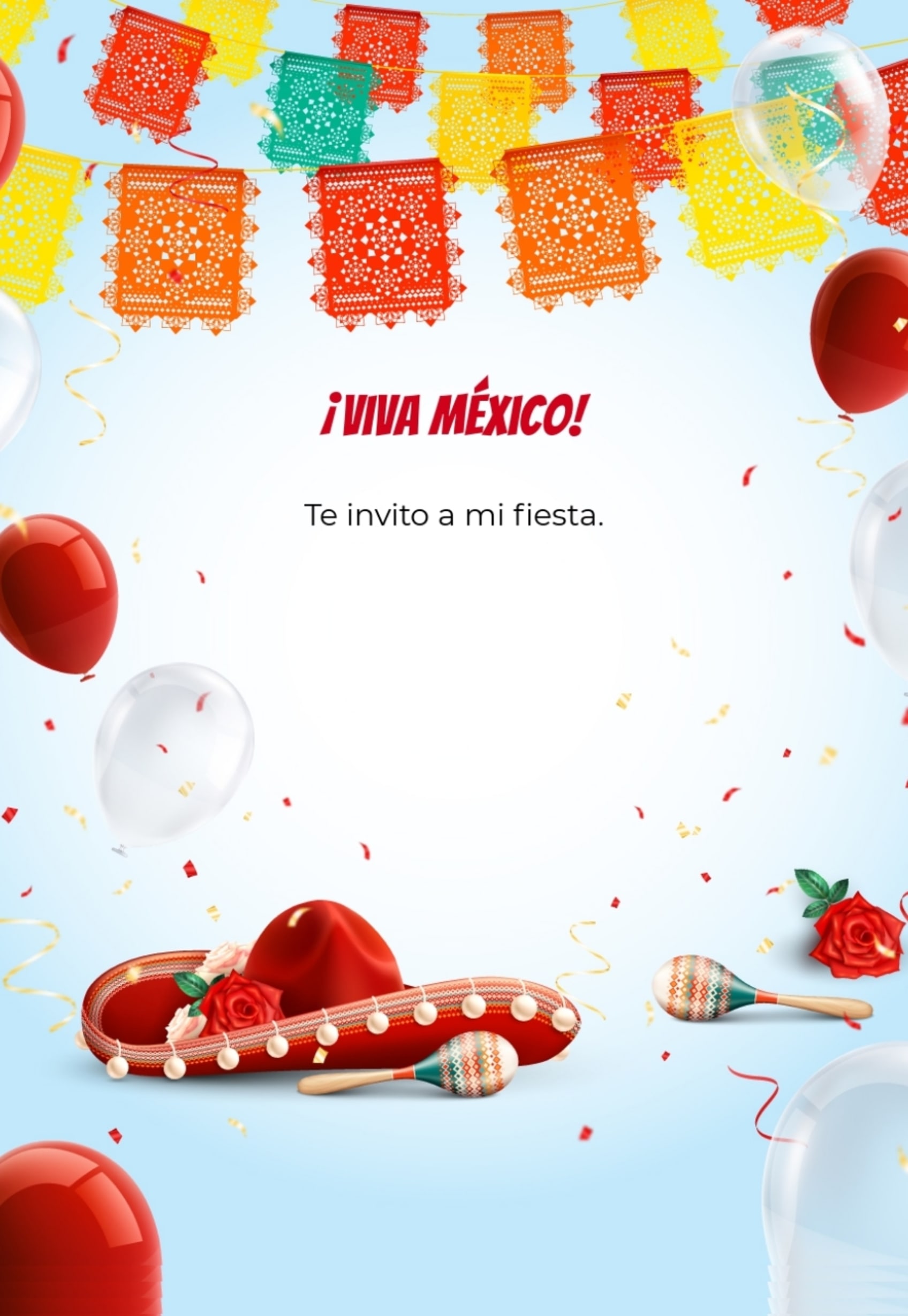 modelos de invitaciones para fiestas mexicanas