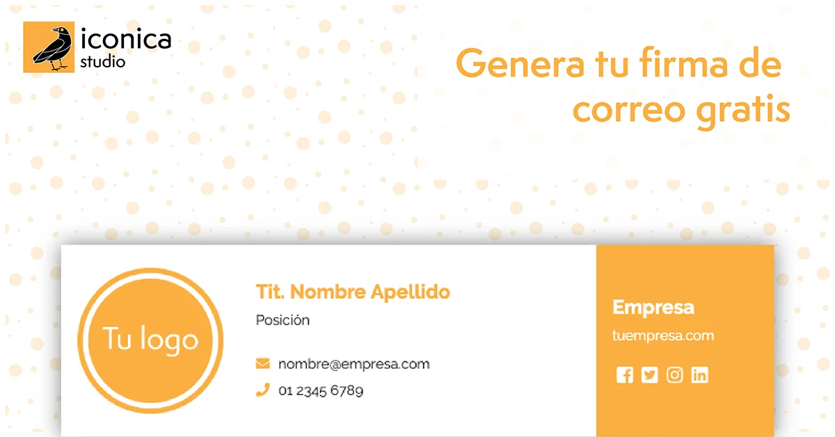Generador de firma de correo electrónico