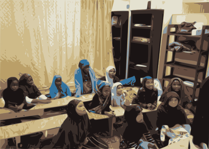 children reading the quran