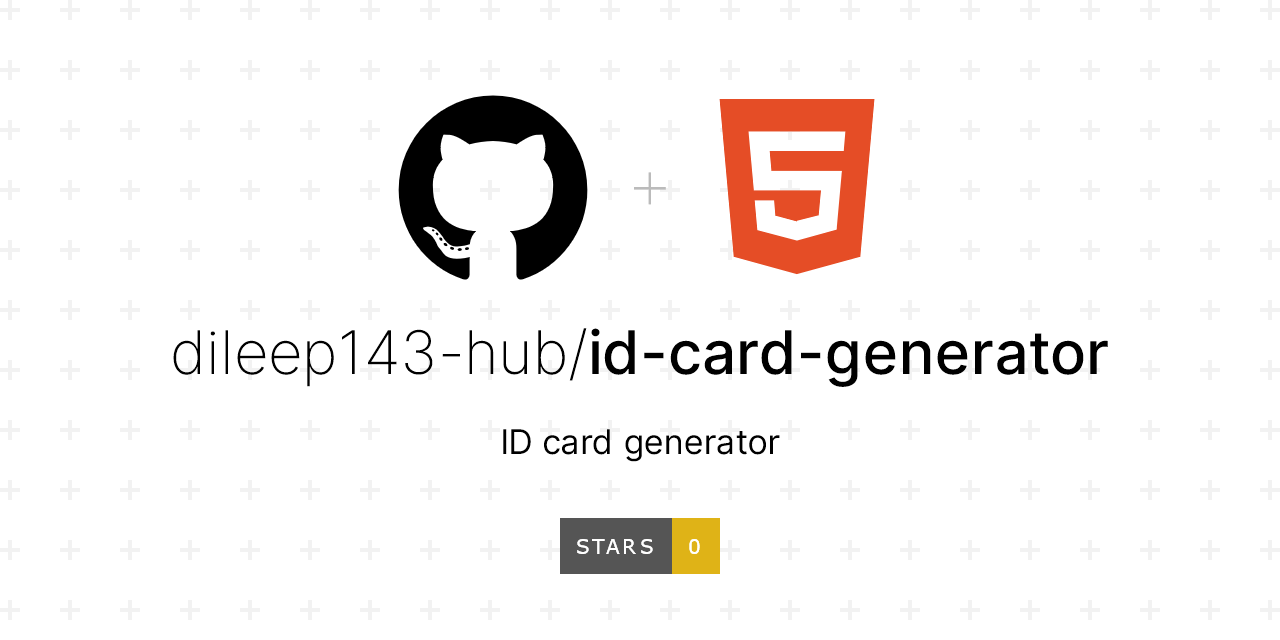 GitHub dileep143hub/idcardgenerator