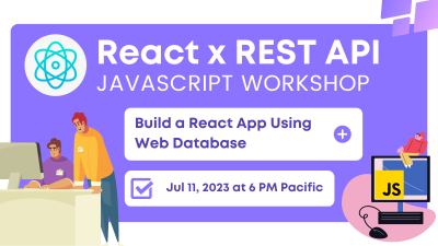 JavaScript Workshop - Build a React App Using Web Database
