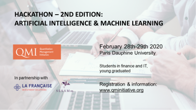 Hackathon - 2nd edition: Artificial Intelligence & Machine Learning