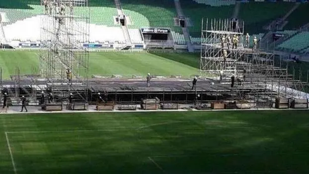 Show no meio do gramado afasta Palmeiras do Allianz em 'decisão' pelo G-4