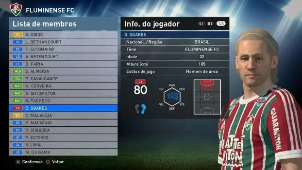 Com Ceni 'aposentado', Fred loiro e Fla sem Guerrero, PES 2016 é lançado