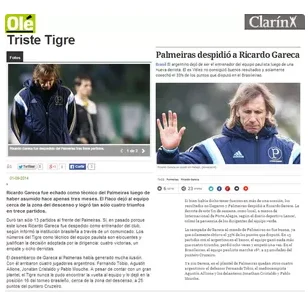 Imprensa argentina repercute saída de Ricardo Gareca do Palmeiras