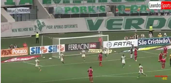 Gol de Allione, Palmeiras 2 x 1 Capivariano - Paulistão 06/03/2016