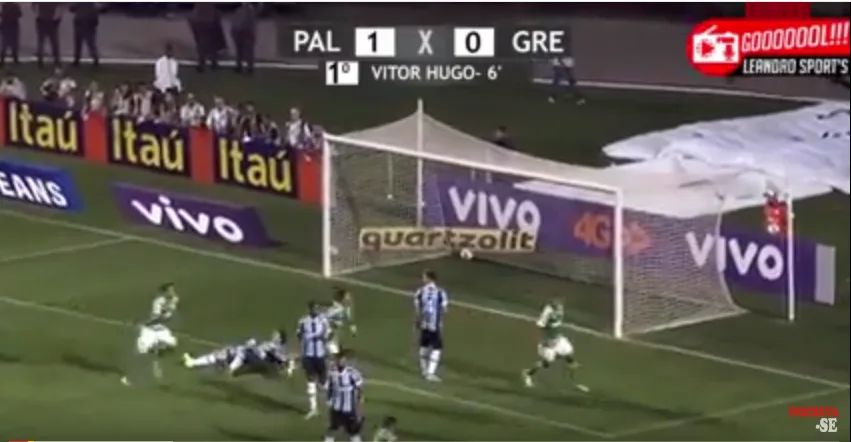 VÍDEO -  Palmeiras 3 x 2 Grêmio - Narração: Oswaldo Maciel, Rádio Transamérica 19/09/2015