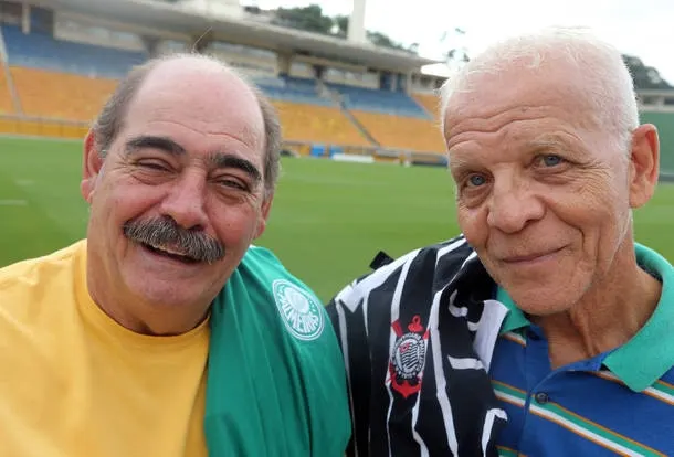 Rivellino e Ademir da Guia: encontro de amigos celebra os 100 anos do Dérbi