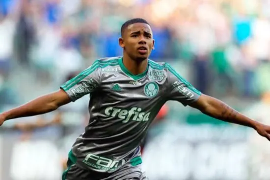 Em alta no Palmeiras, Gabriel Jesus está nos planos do Arsenal