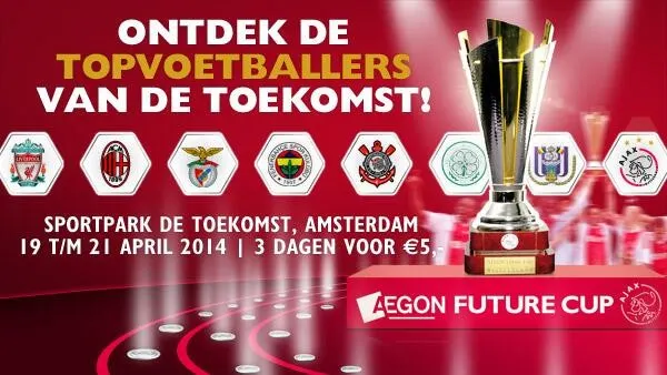 Tabela de AEGON FUTURE CUP 2014 é divulgada com AJAX e Corinthians no mesmo grupo