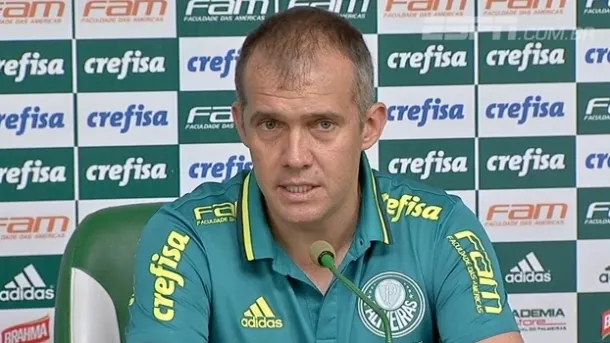 Eduardo Baptista prepara ambiente no Palmeiras e promete chances a todos