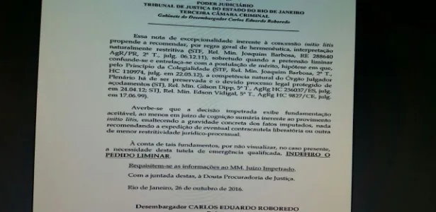 Habeas corpus é indeferido e corintianos seguem presos no RJ