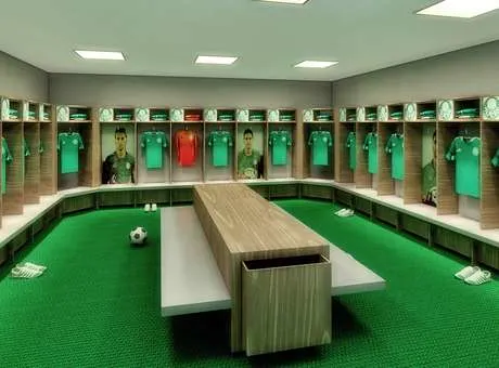 Allianz Parque apresenta novos vestiários do Palmeiras