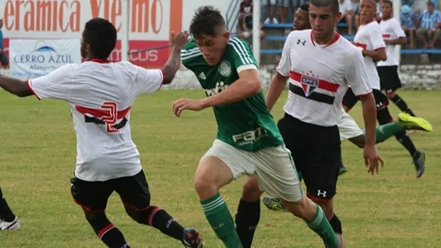 Sub-17 do Palmeiras empata no clássico e enfrenta time boliviano na Copa Santiago