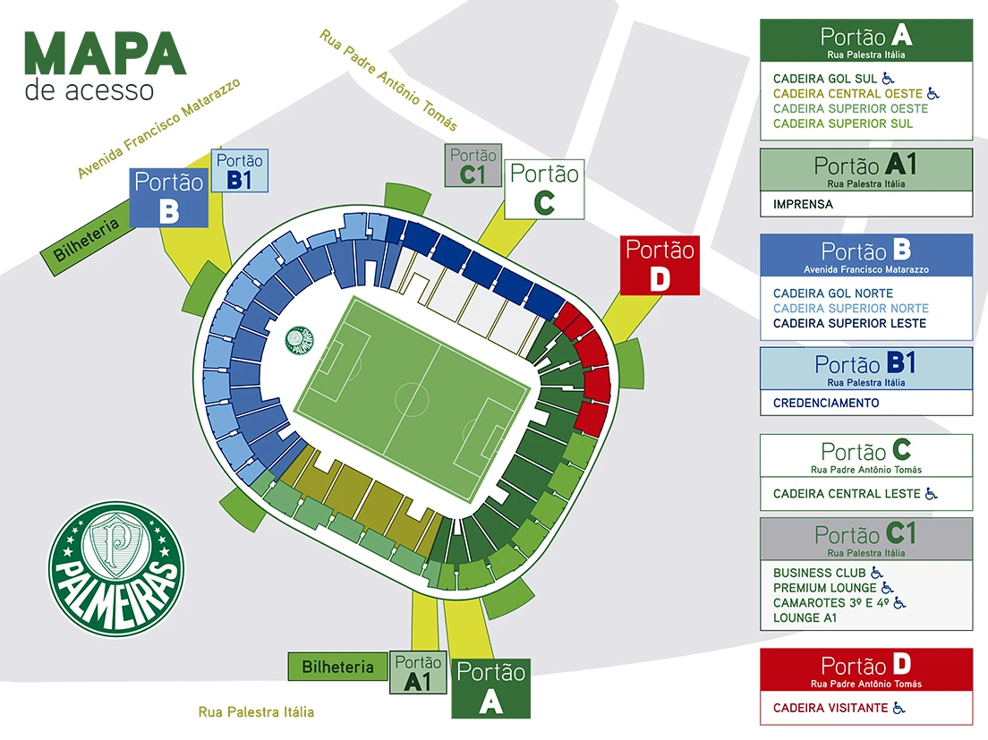 Palmeiras x São Bernardo: 23 mil ingressos vendidos e Cadeira Gol Norte esgotada