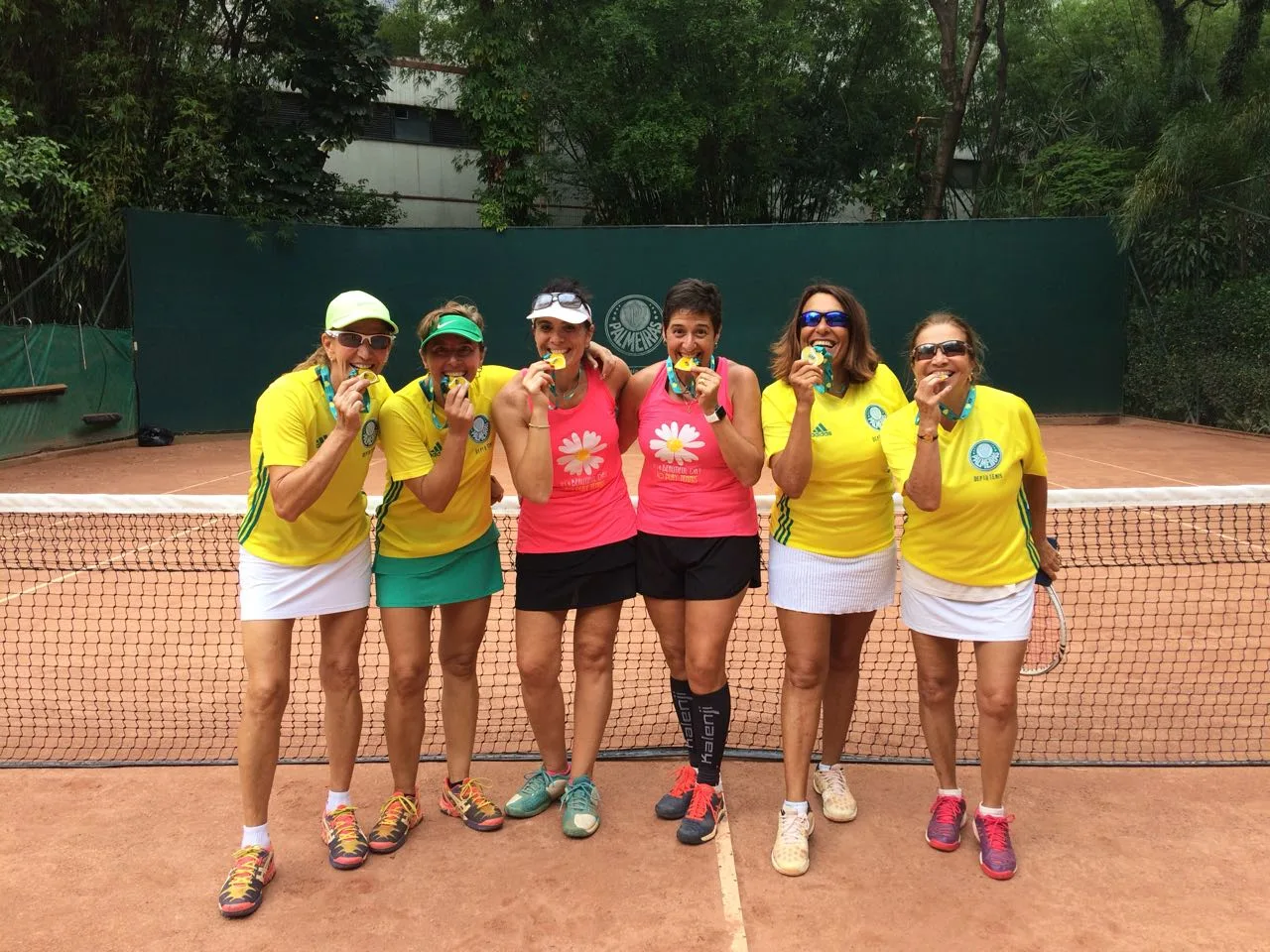 Tenistas do Palmeiras são premiadas no torneio Novo Tênis Feminino