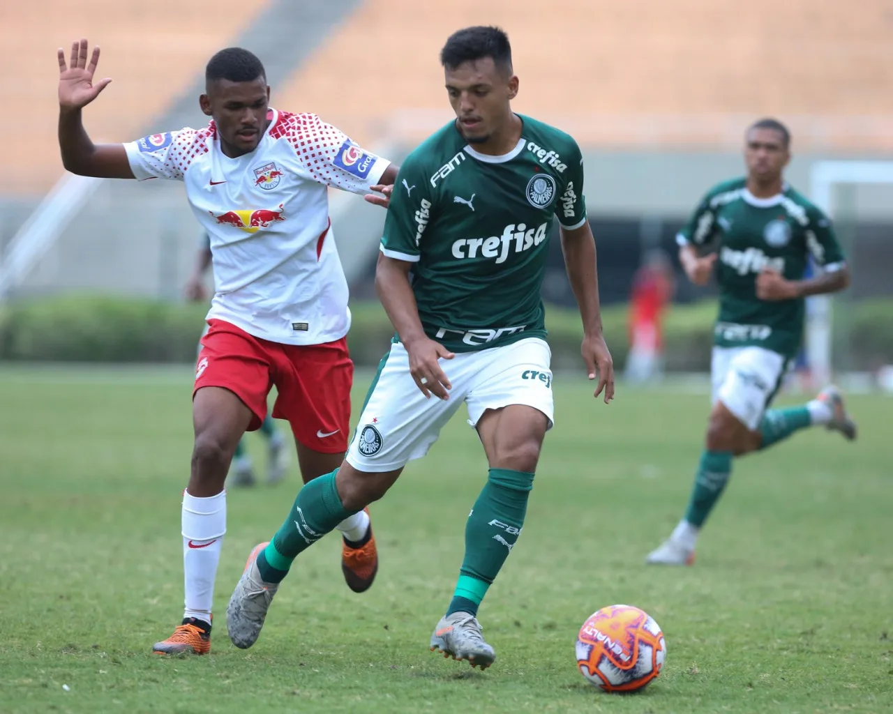 Palmeiras é derrotado pelo RB Brasil em primeiro jogo da final do Paulistão sub-20