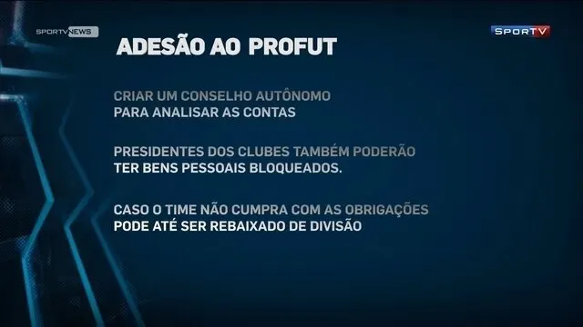 Adesão ao Profut divide clubes, e relator defende prorrogação de prazo