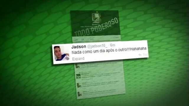 Caio Ribeiro critica post de Jadson: 'Quis fazer média com corintianos'