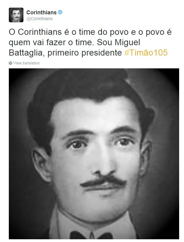 Primeiro presidente do Corinthians 