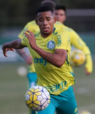 Palmeirenses elogiam Gabriel Jesus e fazem campanha por permanência