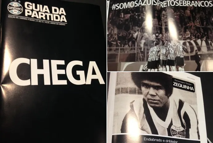 [OFF]Grêmio dedica revista aos negros e manda recado de basta ao racismo