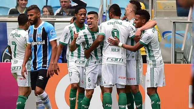 Confira como foi o último jogo entre Grêmio e Palmeiras, na Arena, em Porto Alegre 