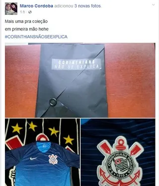 Imagens da nova terceira camisa do Corinthians vazam nas redes sociais